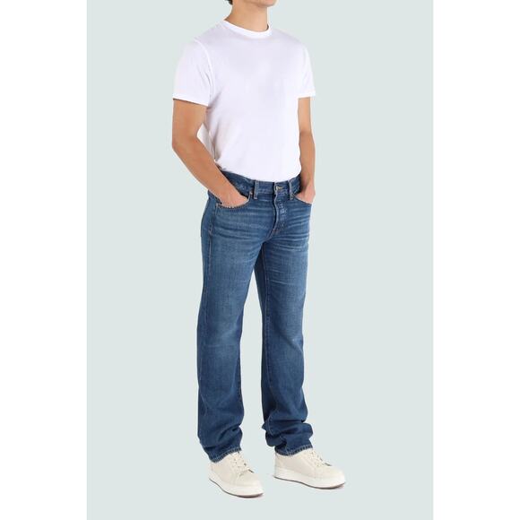 ETICA “The Racer” Straight Leg Jeans in Medium Lennox Blue Wash – Size 30 - Picture 3 of 11